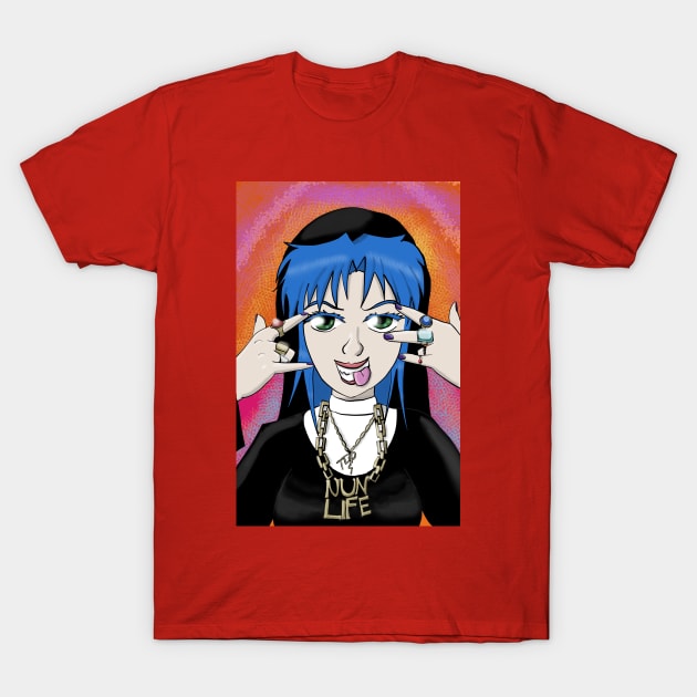 Nun Life t-shirt T-Shirt by Zumie